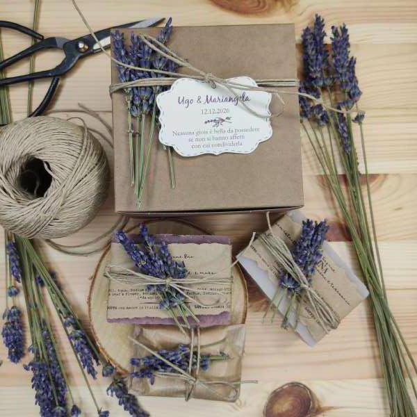 Bomboniera Sapone Artigianale NATURAL SOAP 05 LAVANDA LOVERS